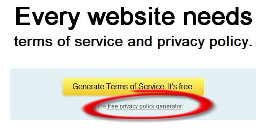 Privacy Policy Generator Free