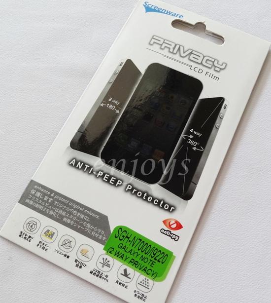 Privacy Screen Guard For Galaxy Note 2