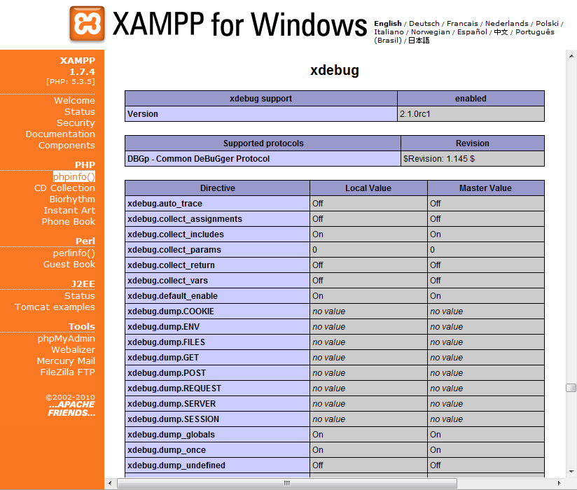 Profile Php Xdebug