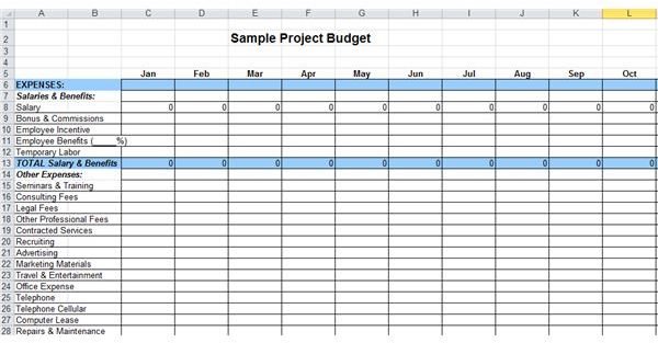 Project Management Plan Template Excel Download