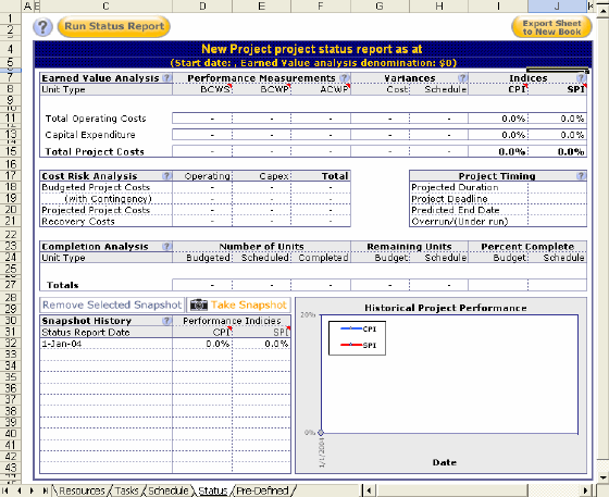 Project Management Planner Template