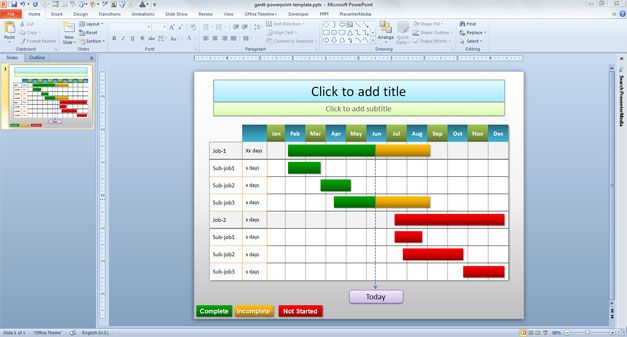 Project Management Planner Template