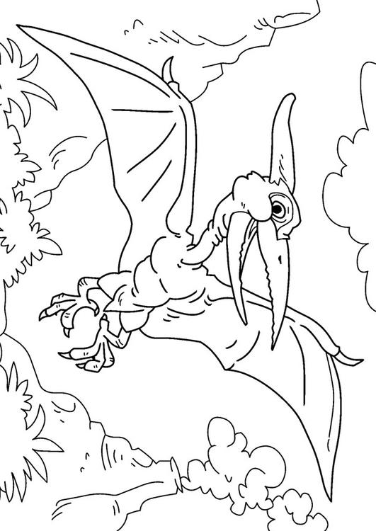 Pteranodon Coloring Page