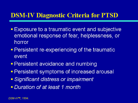 Ptsd Treatment Options