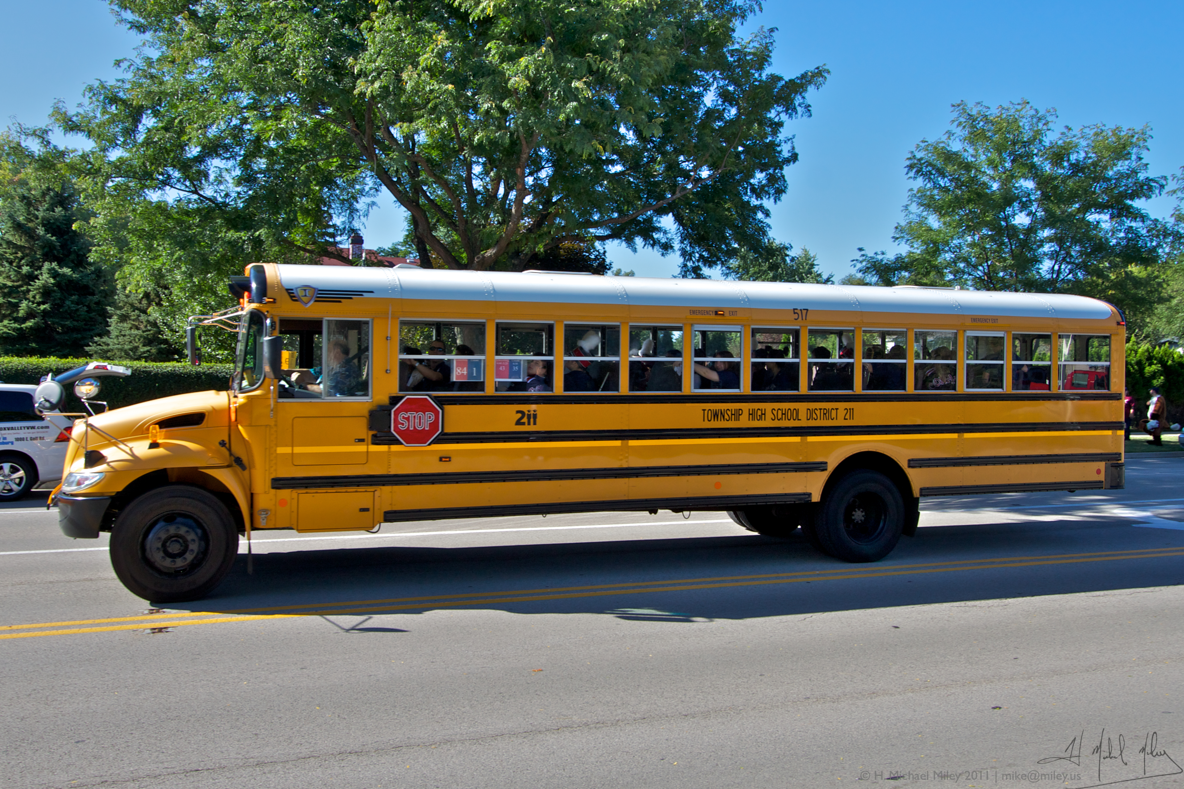 Public Bus Side View