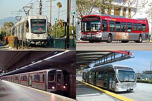 Public Bus Transportation In Los Angeles