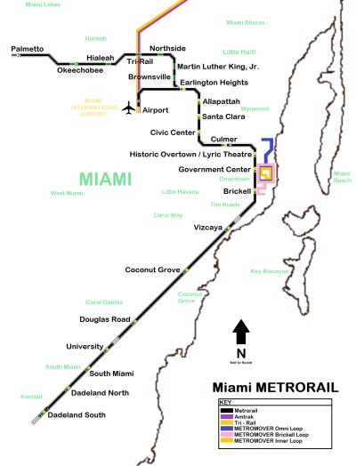 Public Bus Transportation In Miami