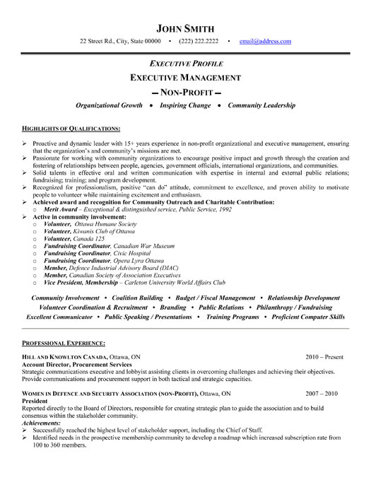 Public Relations Resume