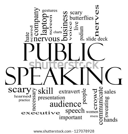 Public Speaking Clipart