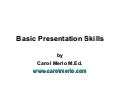 Public Speaking Skills Powerpoint