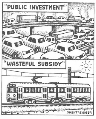 Public Transport Cartoon