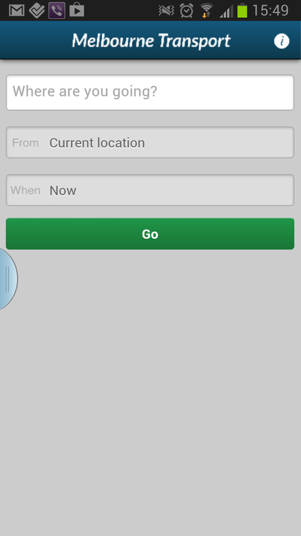 Public Transport Melbourne App