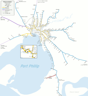 Public Transport Melbourne Map