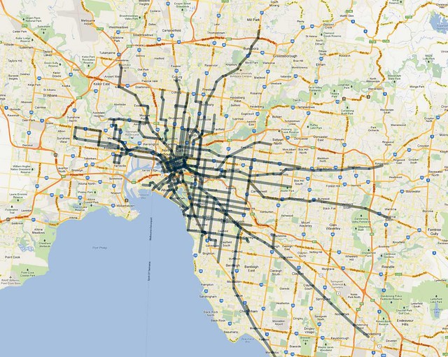 Public Transport Melbourne Map