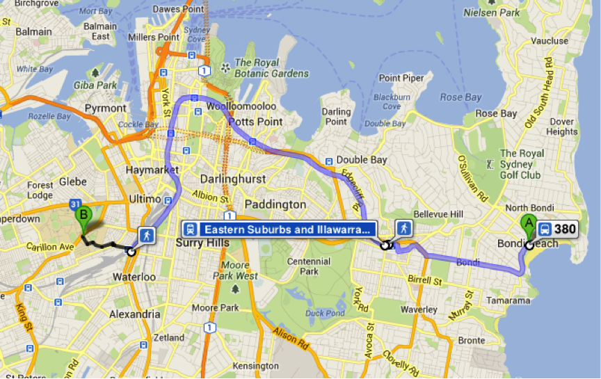 Public Transport Melbourne Map