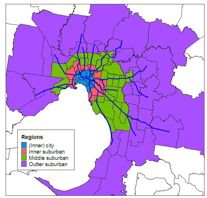 Public Transport Melbourne Map