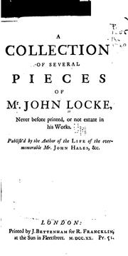 Published Works Of John Locke