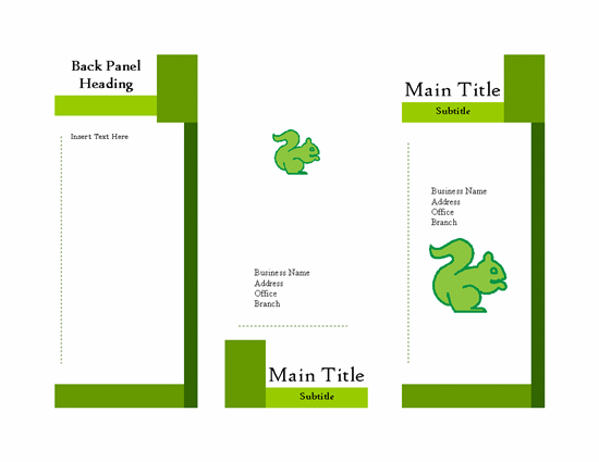 Publisher Templates Brochure