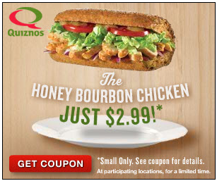 Quiznos Coupons 2012 Free Sub