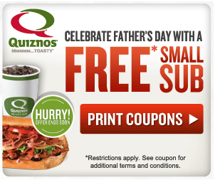 Quiznos Coupons Buy One Get One