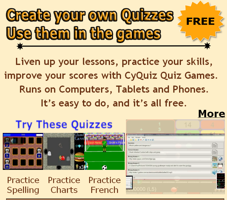 Quizzes Games