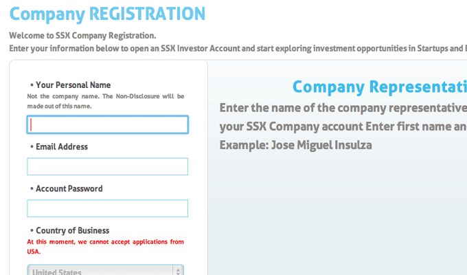 Registration Page Design