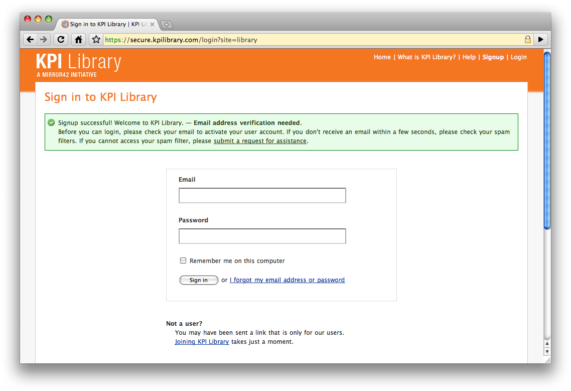 Registration Page Design