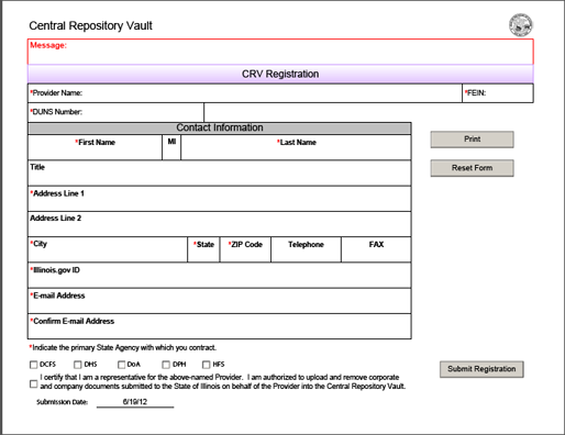 Registration Page Sample