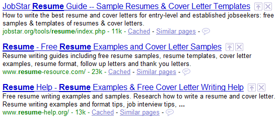 Resumes Online Search