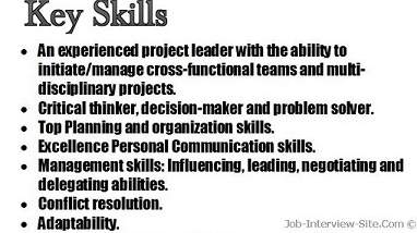 Resumes Skills