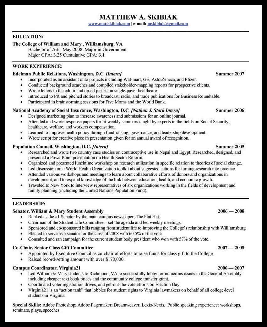 Resumes That Stand Out