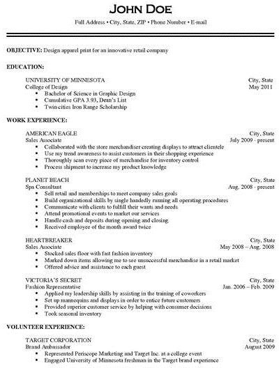 Resumes That Stand Out