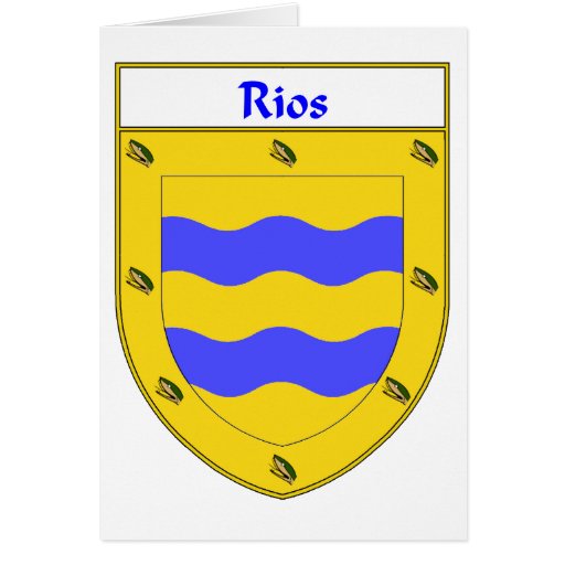 Rios Family Crest Shield