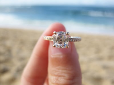 Rose Gold Engagement Rings Images