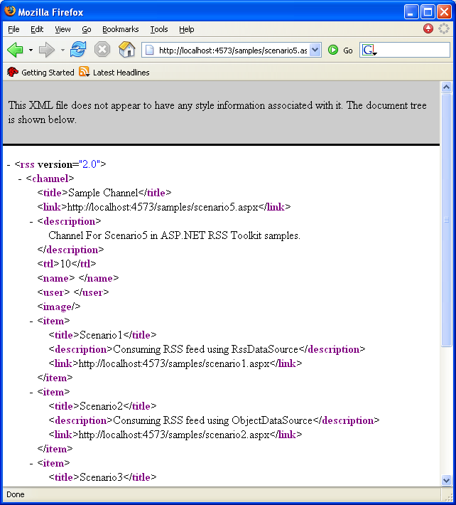 Rss Xml Feed Format