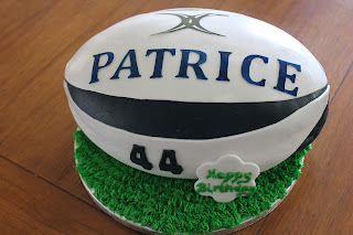 Rugby Ball Cake