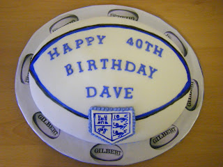 Rugby Ball Cake