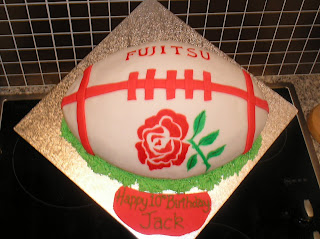 Rugby Ball Cake