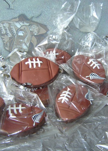 Rugby Ball Cake Pops