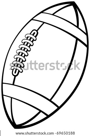 Rugby Ball Vector