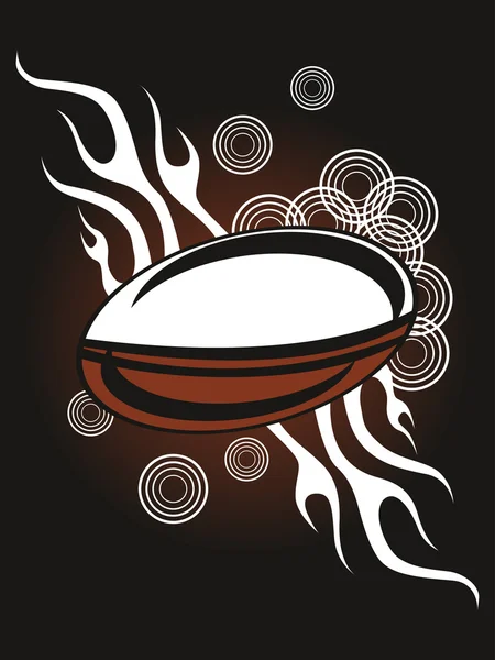 Rugby Ball Vector