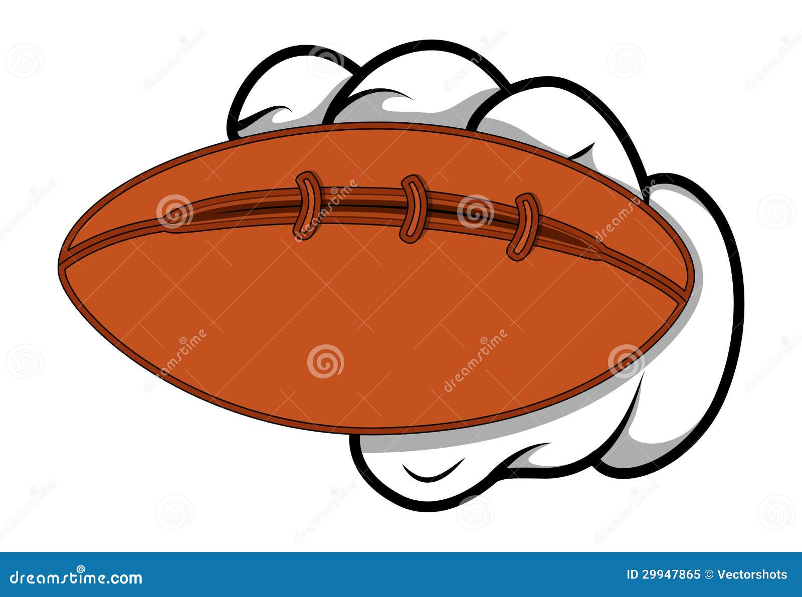 Rugby Ball Vector