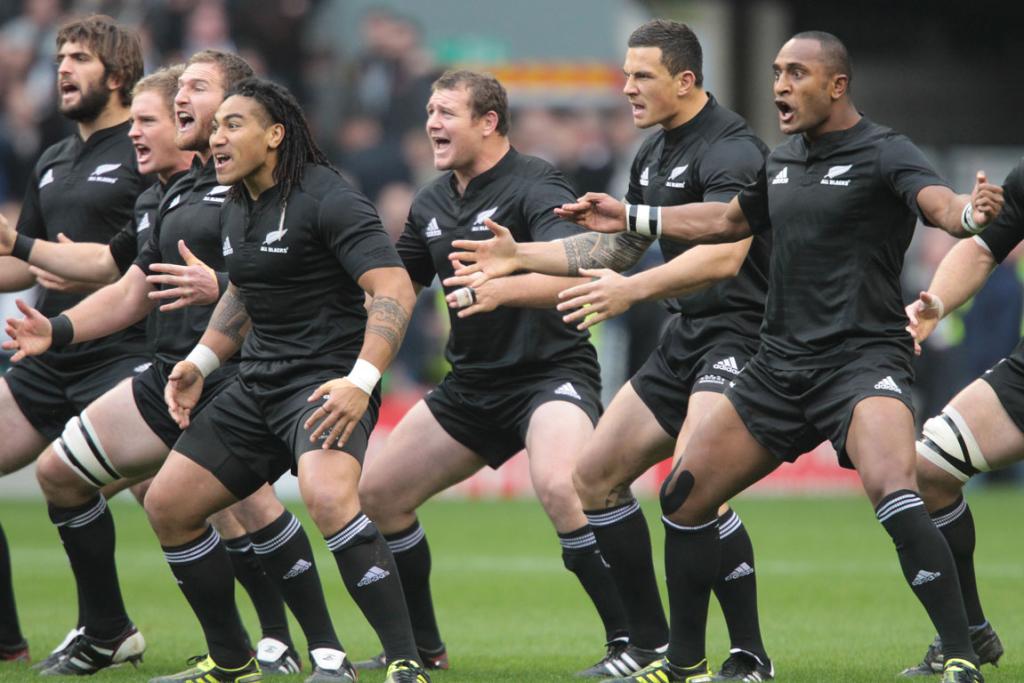 Rugby Scrum All Blacks