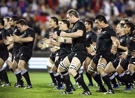 Rugby Scrum All Blacks