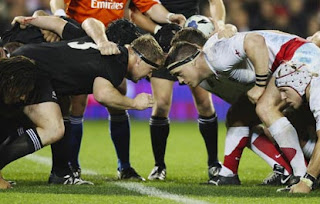 Rugby Scrum Wallpaper