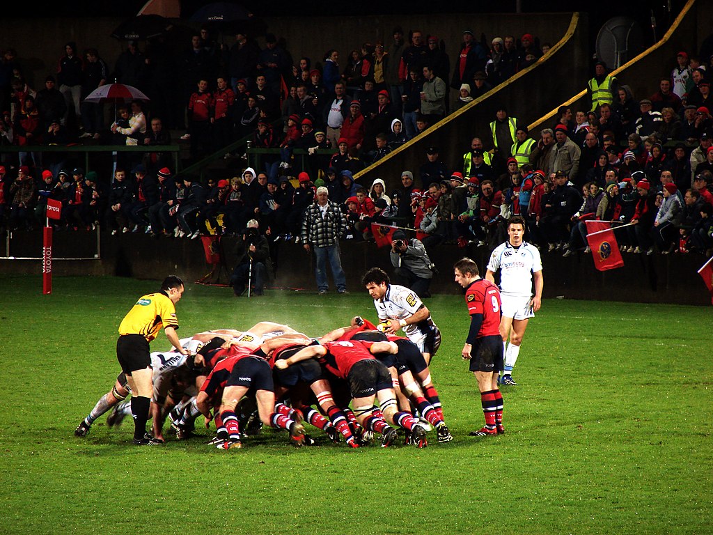 Rugby Scrum Wallpaper