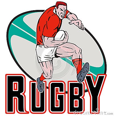 Rugby Tackle Cartoon