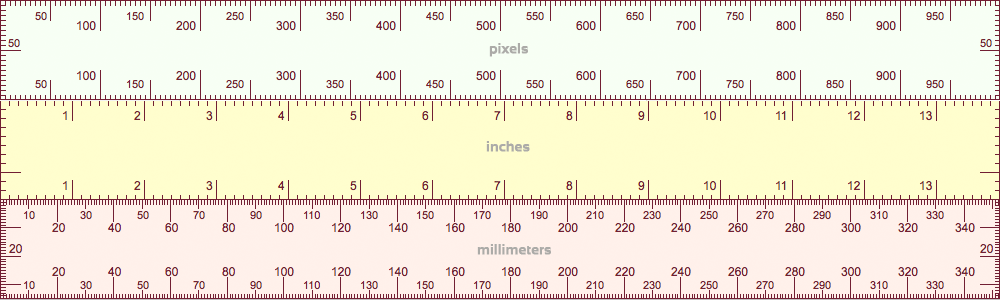 Ruler Inches Actual Size Online 12