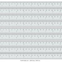 Ruler To Scale Print