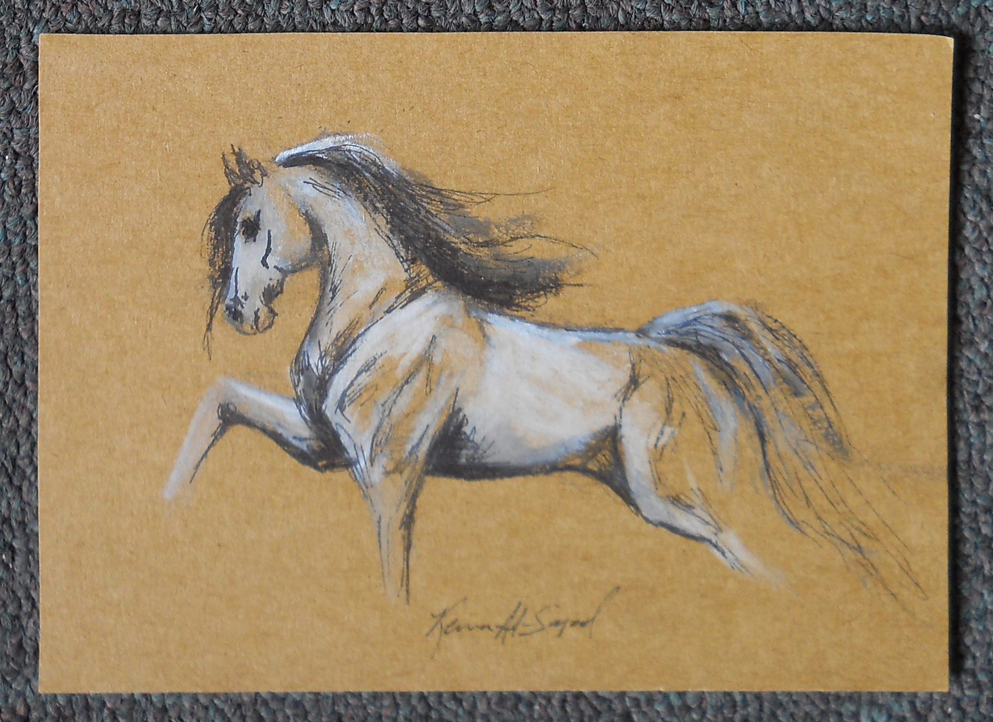 Running Horse Drawings In Pencil